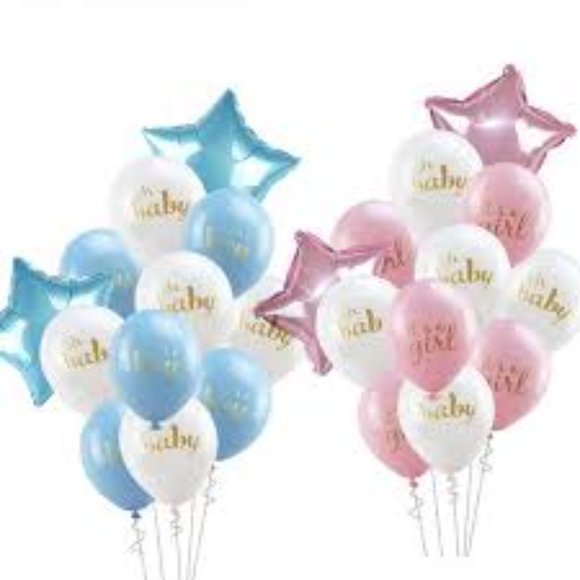 Party Store Other - 🎈🎈 (36pcs) MIX & MATCH It's a Boy OR It's a Girl 🎈🎈Balloons set!!!!!